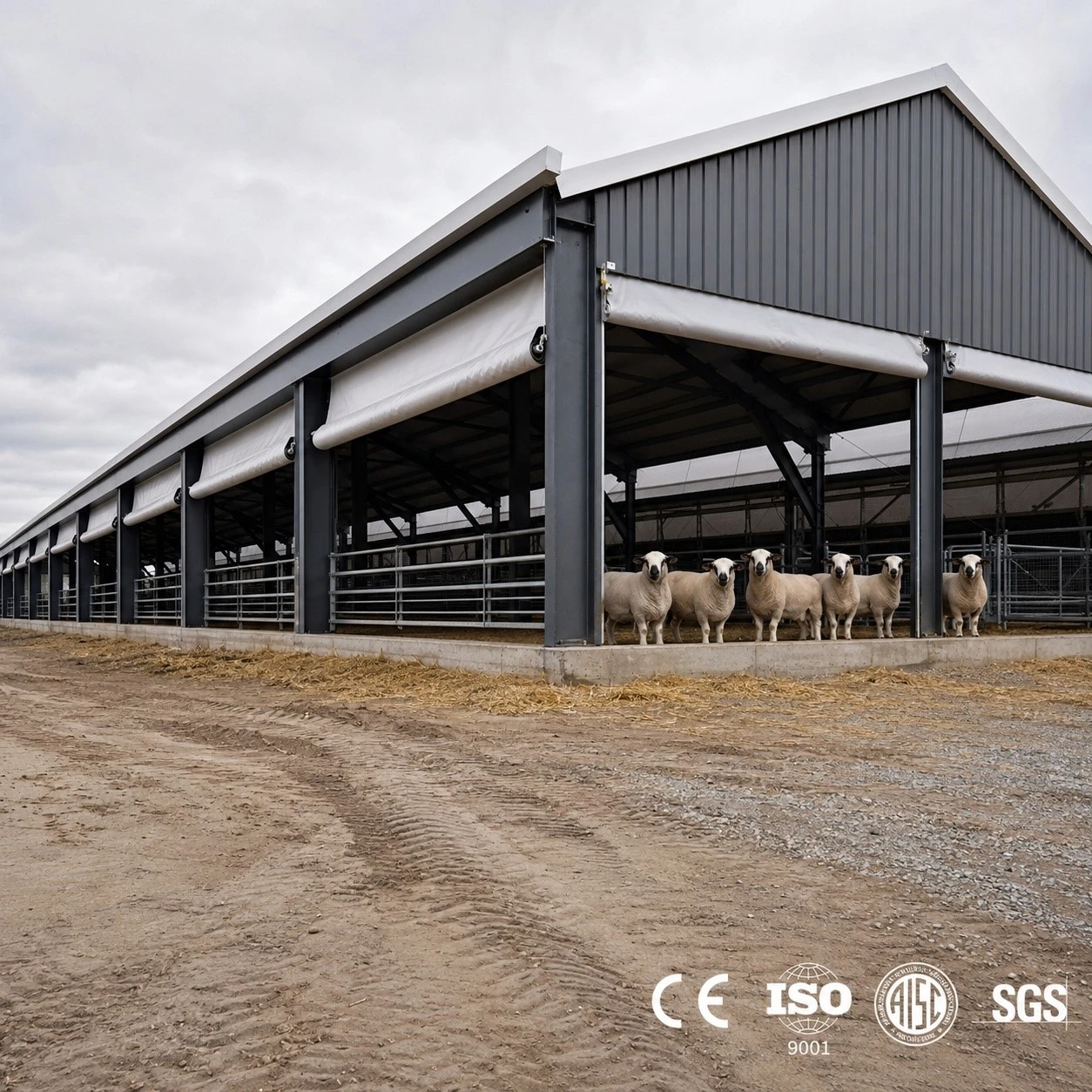 Steel sheep farm